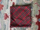 15” Red Christmas Tartan Plaid Scottie Pillow Cover Talbots — photo 2