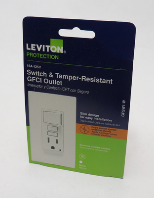 #ad #ad Leviton GFSW1 W Test SmartlockPro Slim GFCI Combination Switch $18.00