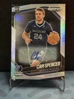 2024-25 Panini Prizm Black - Cam Spencer #218 Silver Prizm Autographs