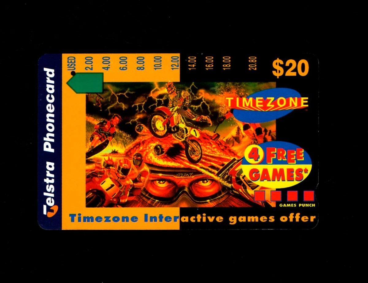Telstra Used Phonecard - $20 Timezone