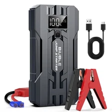 Car Jump Starter 3000A Peak 25000mAh 12V Auto Booster Battery Charger Jumper Box