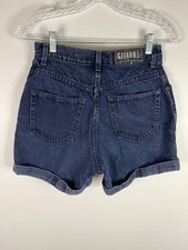Vintage Gitano Cuffed Jean Shorts Womens 8 26" High Waisted Mom 80s 90s