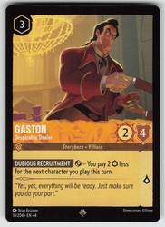 Gaston - Despicable Dealer 10/204 Ursula's Return