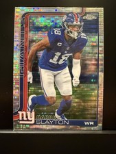 2025 Topps Chrome Football Darius Slayton Pulsar Refractor New York Giants