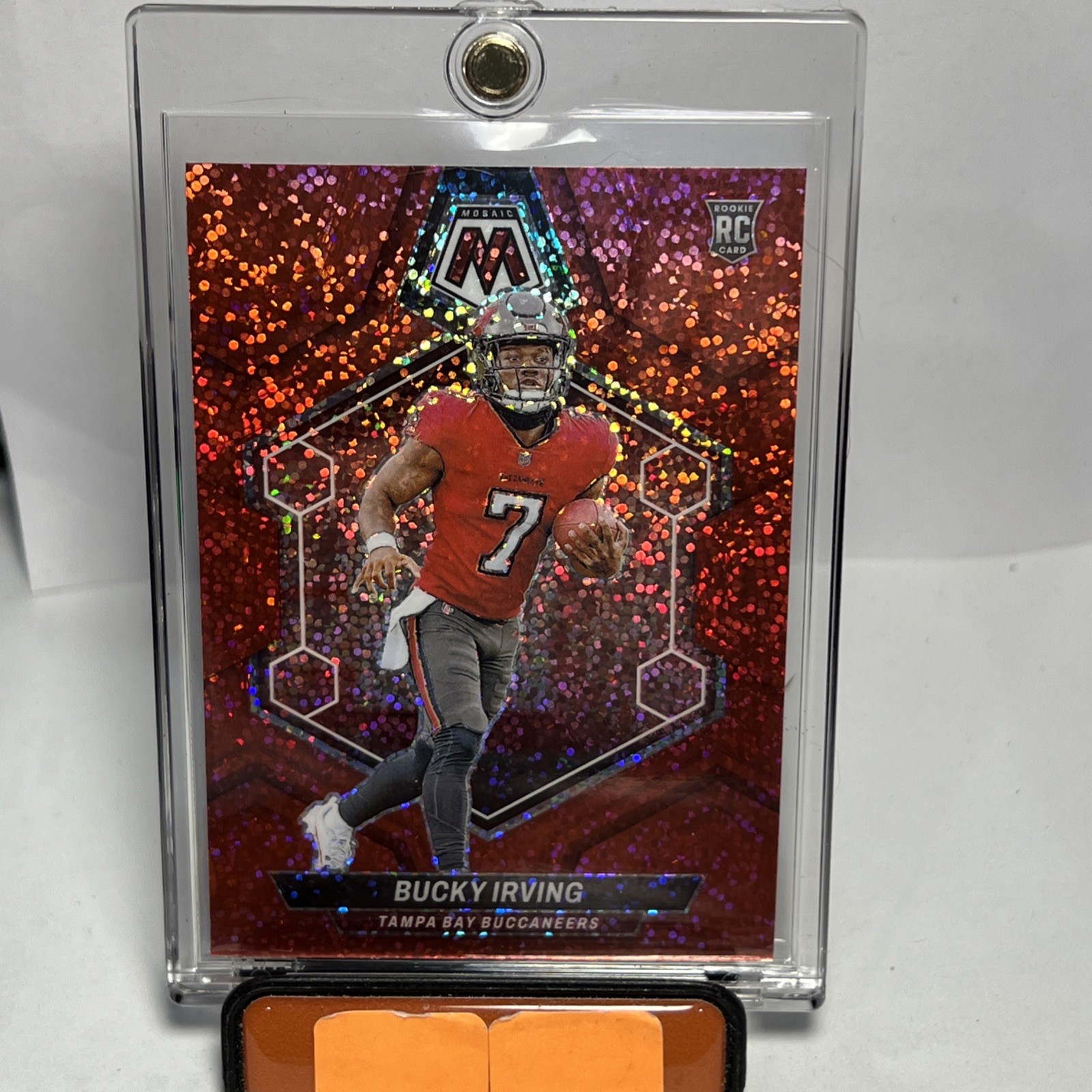 2024 Panini Mosaic BUCKY IRVING RC Red Sparkle Prizm #385 Buccaneers