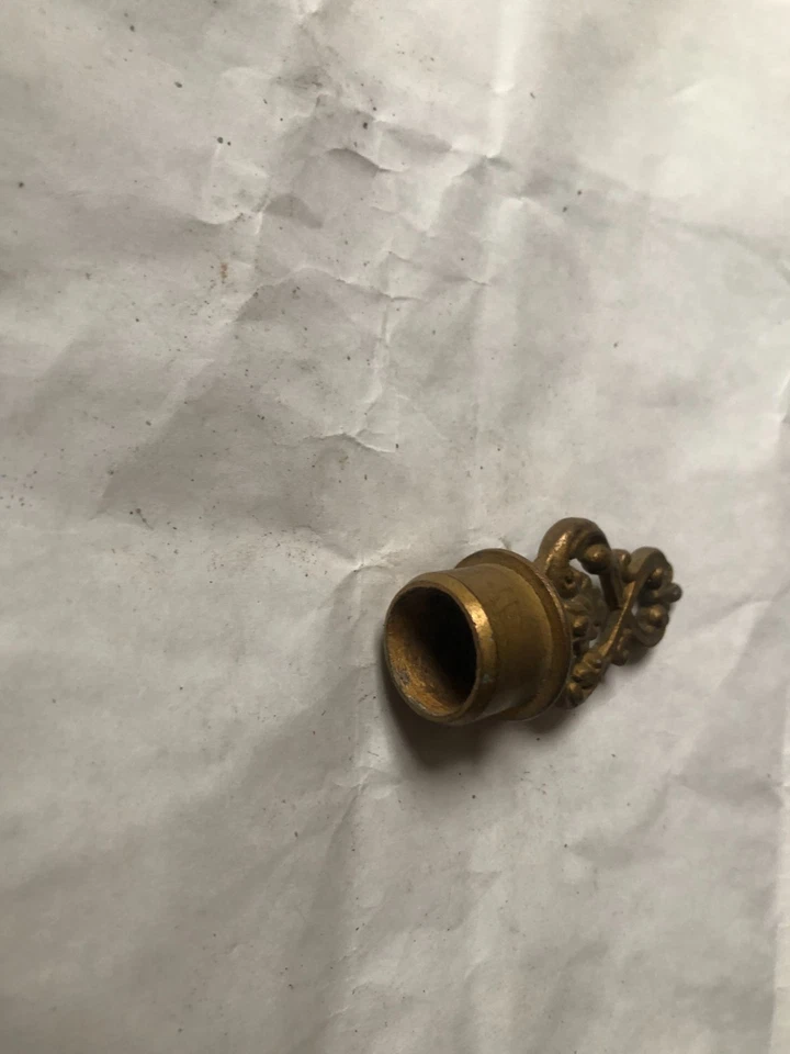 mouchette/éteignoir ancien en bronze pour bougeoir/chandelier/candélabre - Photo 2/2