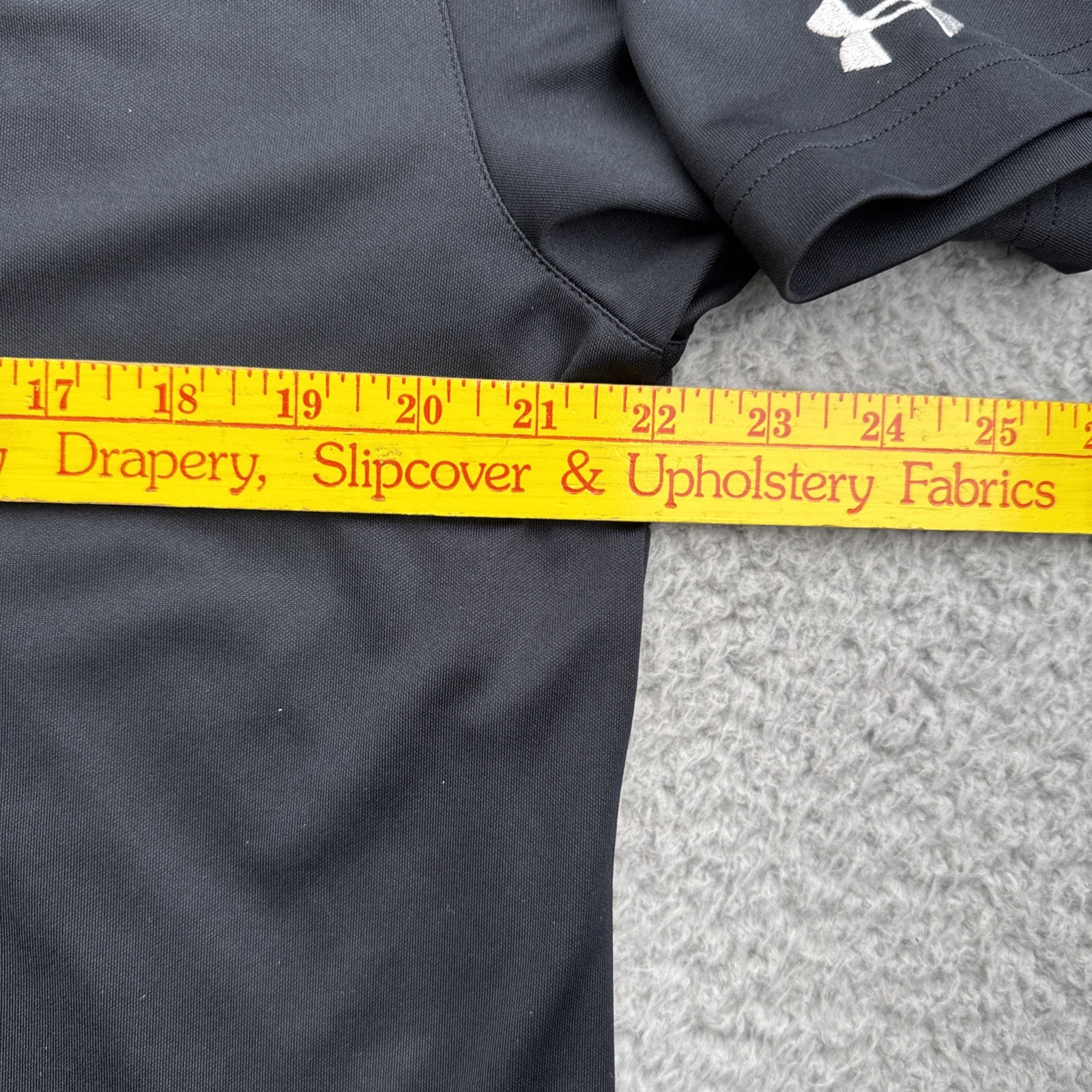 University Maryland Terps Under Armour Golf Polo Shirt Mens Large Black Big 10 thumbnail 6