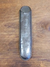 1870s C. Parker Eyeglasses CASE Antique Victorian Metal Tin Spectacles