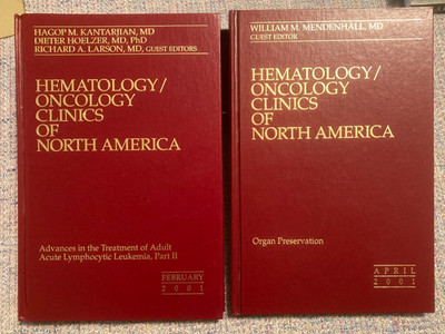 Hematology / Oncology Clinics of N.A. -Adult lymphocitic leukemia, Organ preserv