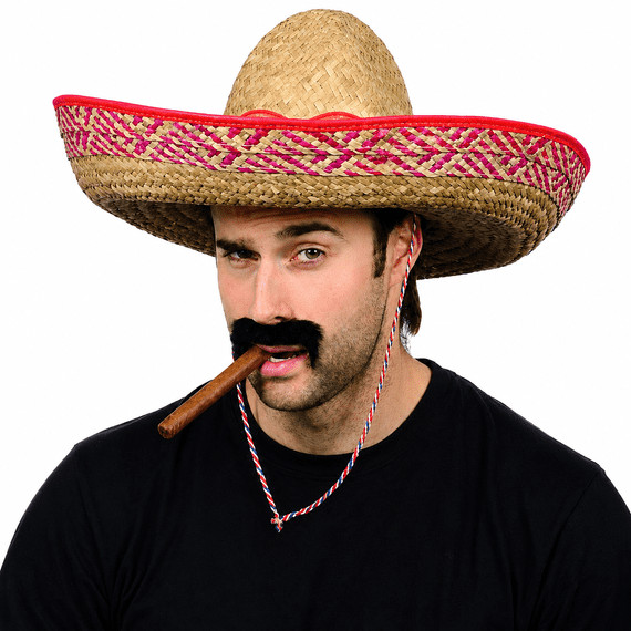 Mexican Sombrero Hat Fiesta Fancy Dress Costume Accessory Adult One Size