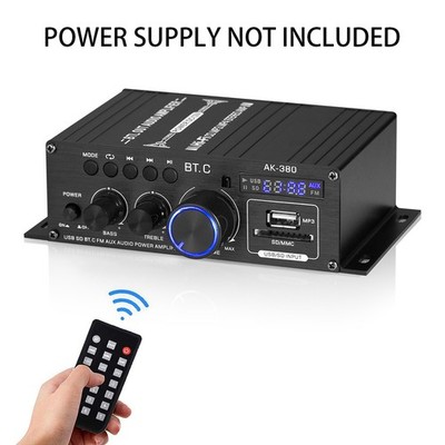 Stereo Digital Bluetooth Amplifier Music Player Home Amp with U-disk/SD/FM Radio