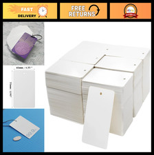 3000 PCS White Blank Gift Tags 1.77x2.95" Writable Hang Tags for Pricing, Labeli