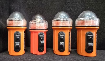 Fulton #102 PFD Floatation Devise Lights Lot Of 4 USCG Approved TESTED - WORKS