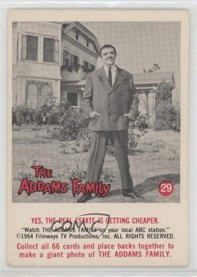 1964 Donruss The Addams Family Yes the Real Estate is Getting Cheaper #29 d8k