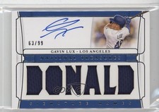 2020 Panini National Treasures Signature Names 63/99 Gavin Lux #SNA-GL Auto 9l4