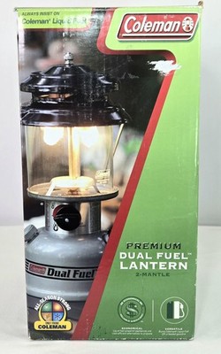 Coleman Premium Dual Fuel Lantern 2-Mantle, Model # 285A700, NIB