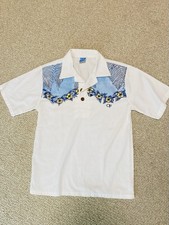 Vintage Boys XL OP Ocean Pacific 1970 s Hawaiian button down Shirt