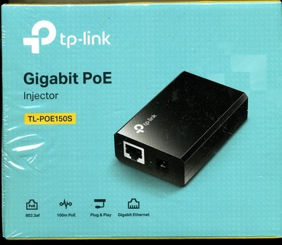 TP-Link TL-PoE150S IEEE 802.3af Gigabit PoE Injektor Netzwerkkomponente RJ45