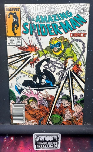 Amazing Spider-Man #299 Raw FN TODD MCFARLANE VENOM Newstand Marvel Comics '88