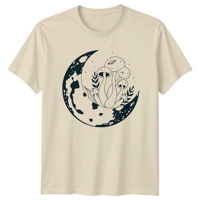 Celestial Mushroom Moon Magic Cottagecore T-Shirt Pilze Hexerei Natur