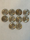 Ten (10) 1946 Roosevelt Dimes  CH BU LUSTER! 90% Silver US, FREE SHIPPING!