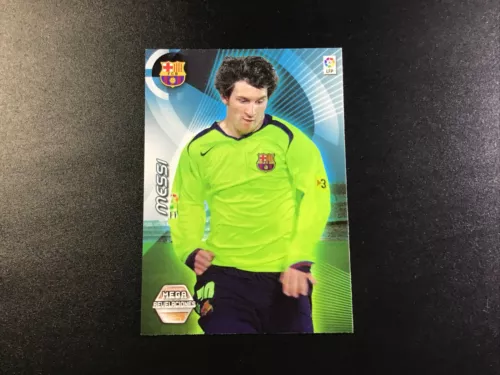 Lionel Messi Mega Revelaciones #404 FC Barcelona Panini Megacracks 2006-07 🐐