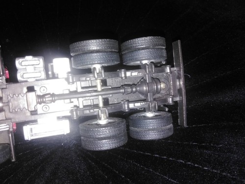 Steyr 91 red truck 1/50-55 scale exclusive toy rubber tyres 2002 SMART TOYS - Zdjęcie 5 z 6