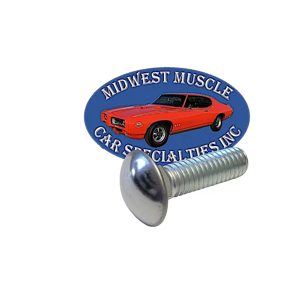 Pernos de parachoques delanteros traseros con tapa de acero inoxidable de 7/16x1-1/2" para Chrysler B Foto 3 de 4