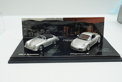 Schuco Porsche 356 A Speedster und Cayman S 1:43 Jebsen & Co. Hong