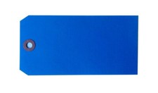 7 Shipping Tags, Dk Blue, Plain 13 Pt., 5-3/4" x 2-7/8" - 1,000 / BOX