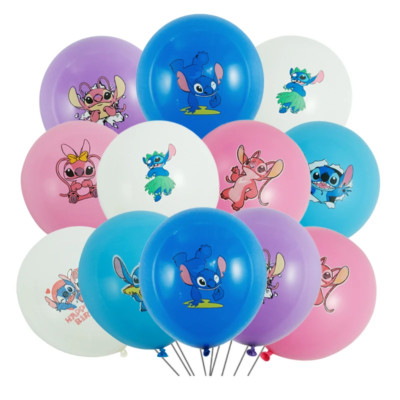 20 Stück Lilo & Stitch Luftballons   12 Zoll   Latex Party Deko für Kinder