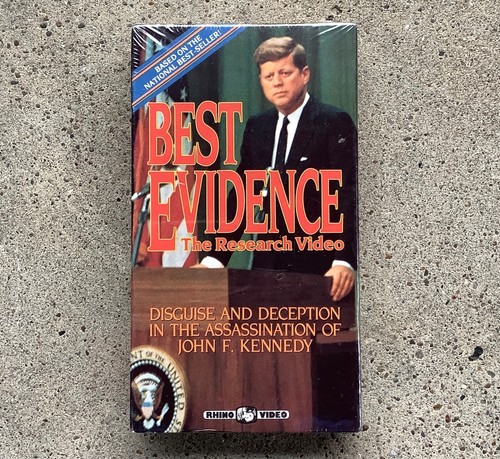 Best Evidence The Research Video VHS New Sealed JFK Assassination Rare Rhino Vid