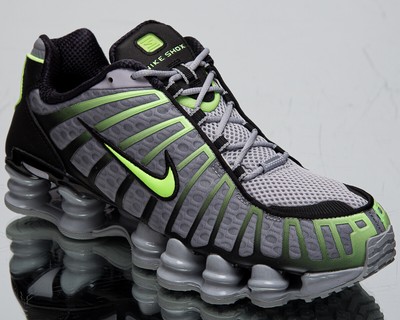 nike shox tl wolf grey lime blast