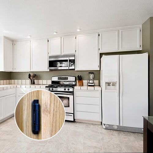 1/2" Overlay Semi Partial Wrap Kitchen Cabinet Hinges Self Closing Cabinet Hinge - Picture 2 of 18