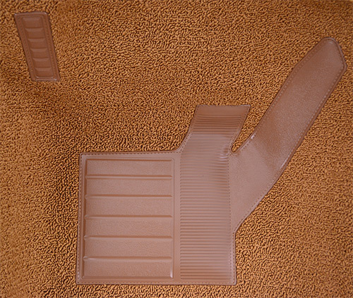 1971-1975 Chevrolet Corvette 4 Speed Cutpile Carpet Front Kit with Pad - Picture 3 of 11