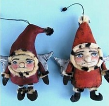 Cloth Doll Pattern "Gnome Ornaments" By Susan Barmore