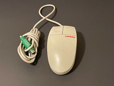 COMPAQ MOUSE M-S34 141189-401 RARE VINTAGE USED LAST ONE COLLECTIBLE | eBay