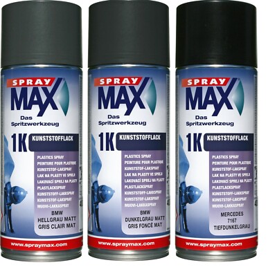 Spraymax 1K Kunststofflack Originalfarbton Spray auswahl 680020 680021 680022