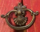 Vintage Brass ring pull hardware Shell Design handle Furniture hardware — photo 1
