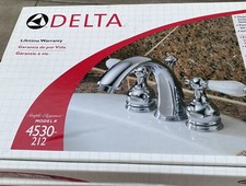 Delta 4530-212 Two Handle Mini-Widespread Lavatory Faucet - New - Original Box