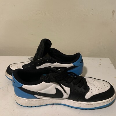 air jordan low dunk blue and black 