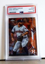 2020 Topps Chrome Jose Urquidy #142 PSA GEM MINT 10 Rookie Card