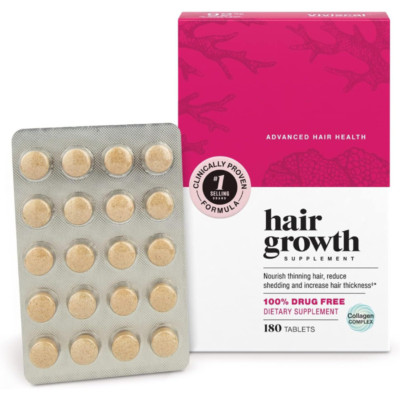 Viviscal Hair Growth Supplements for Women w/ AminoMar Collagen Complex, Biotin