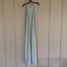 Show Me Your Mumu Heather Halter Neck Sleeveless Elastic Waist Slit Maxi Dress S