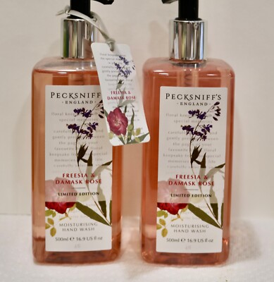 Pecksniff's England Hand Wash Freesia & Damask Rose  16.9oz (2)