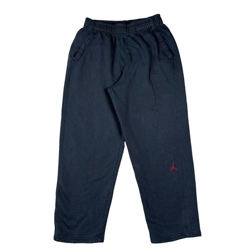 Jordan Pants Mens Medium Blue Woven Athletic Track Jumpman Logo