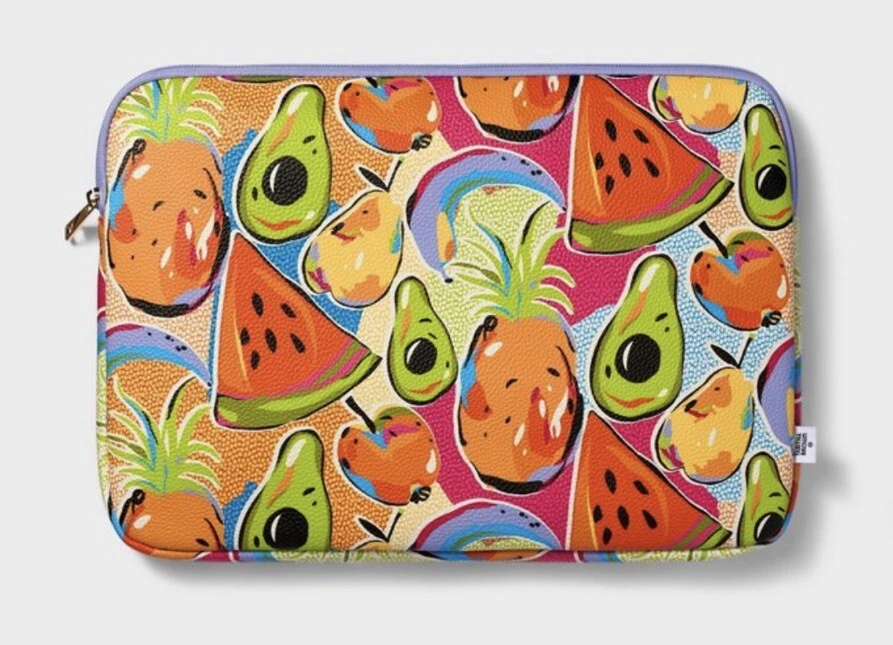 Tabitha Brown Target 15” Tech Sleeve - W/Bonus Colorful Fruit Print Notepad- NEW - Image 2 of 4