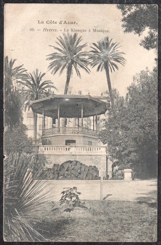 France Post Card to Dunford Bridge - POSTAGE DUE - 1905 HYERES & SHEFFIELD CDS's - Picture 2 of 2