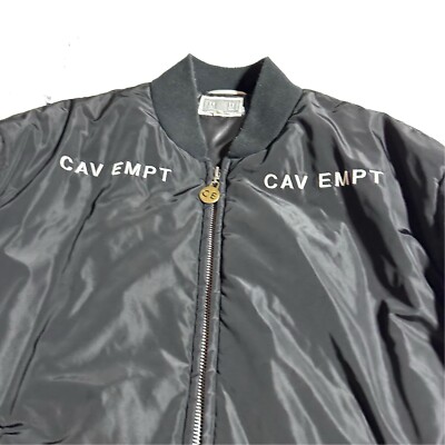 Cav Empt Speckles Bomber Jacket Size L Large Spellout | eBay