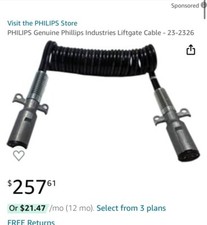 Phillips 12 Liftgate Charging Cable Assembly ...
